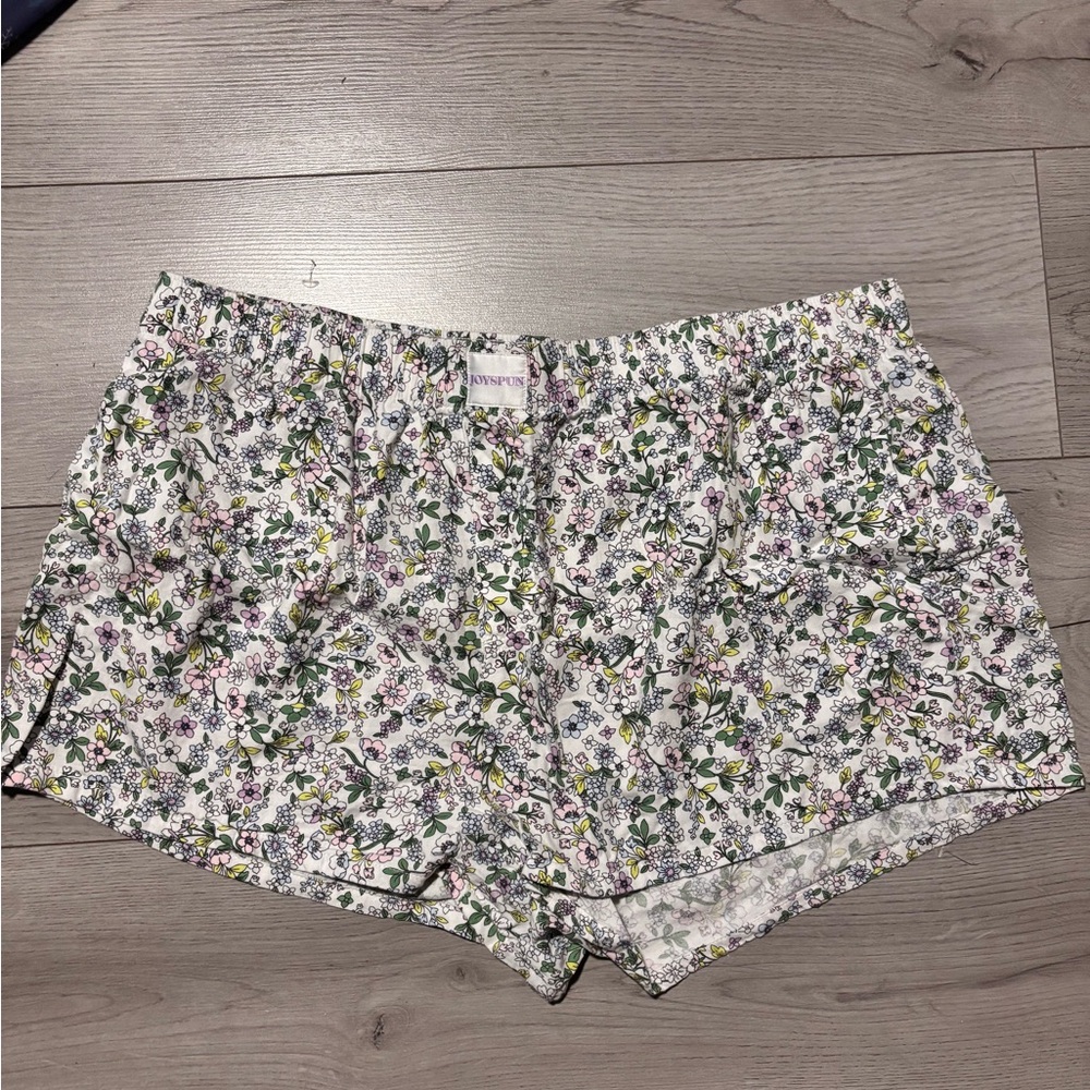 Floral High Waist Women's Shorts